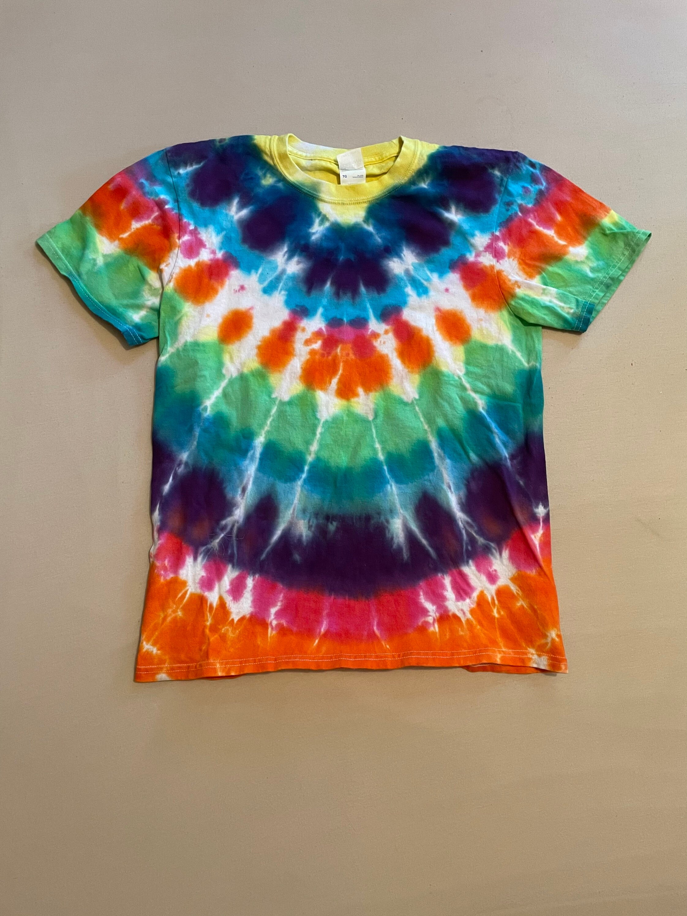 Kids XL Rainbow Tie Dye Shirt Youth Tye Dye Shirt Gift for - Etsy UK