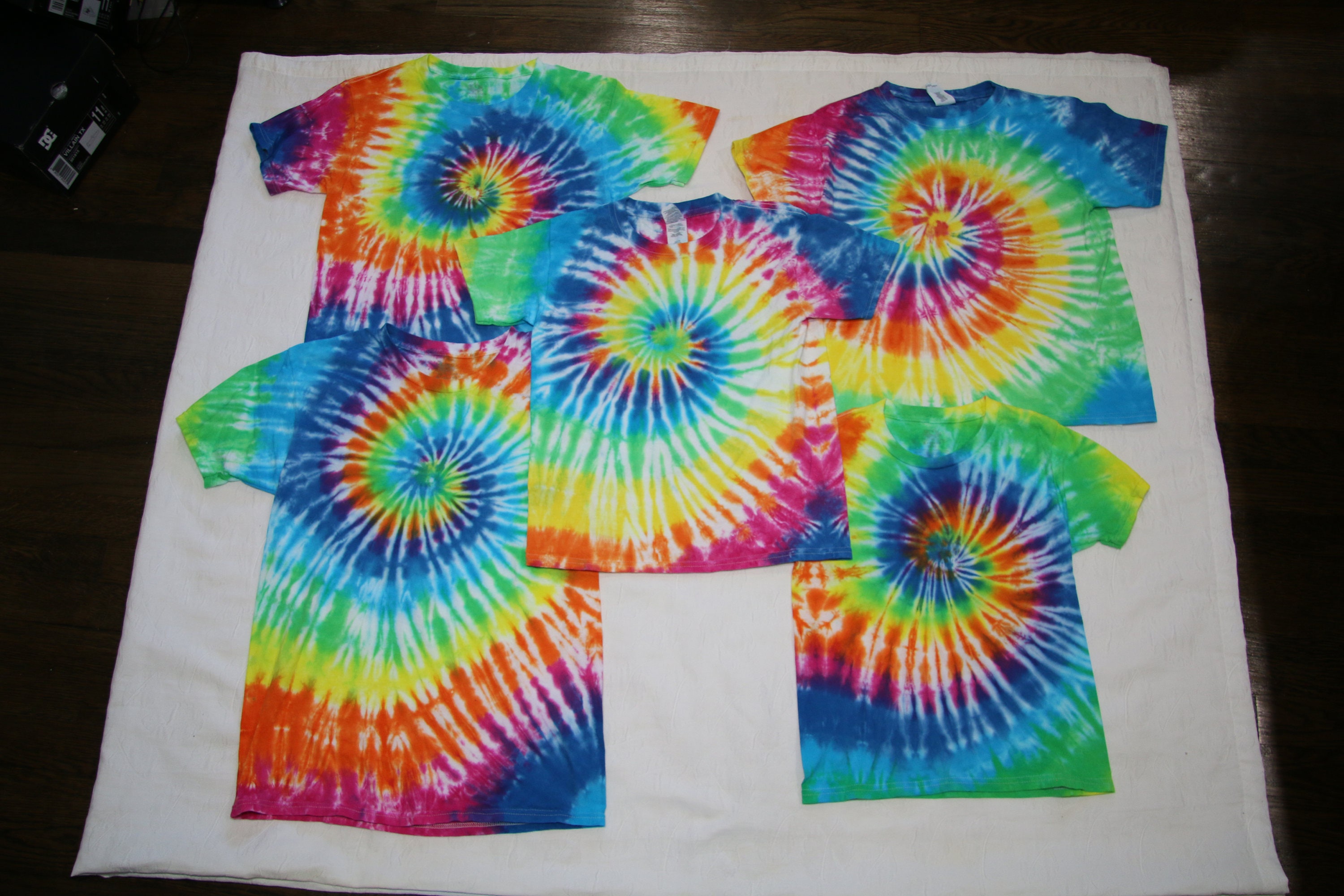 Rainbow Swirl Tie Dye Shirt Youth Tye Dye Shirt Gift for Etsy