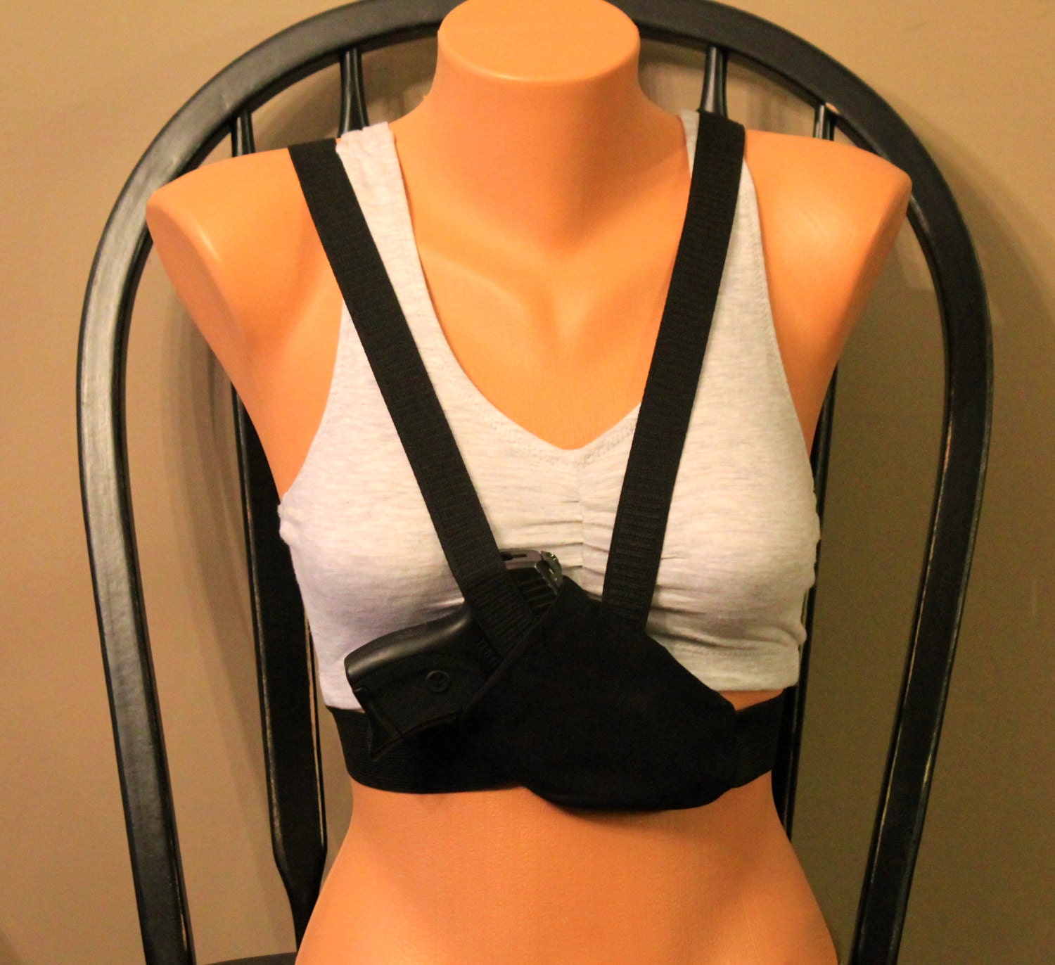 Chest Holster Safe and Secure Jogging or Walking Gun Holster Etsy