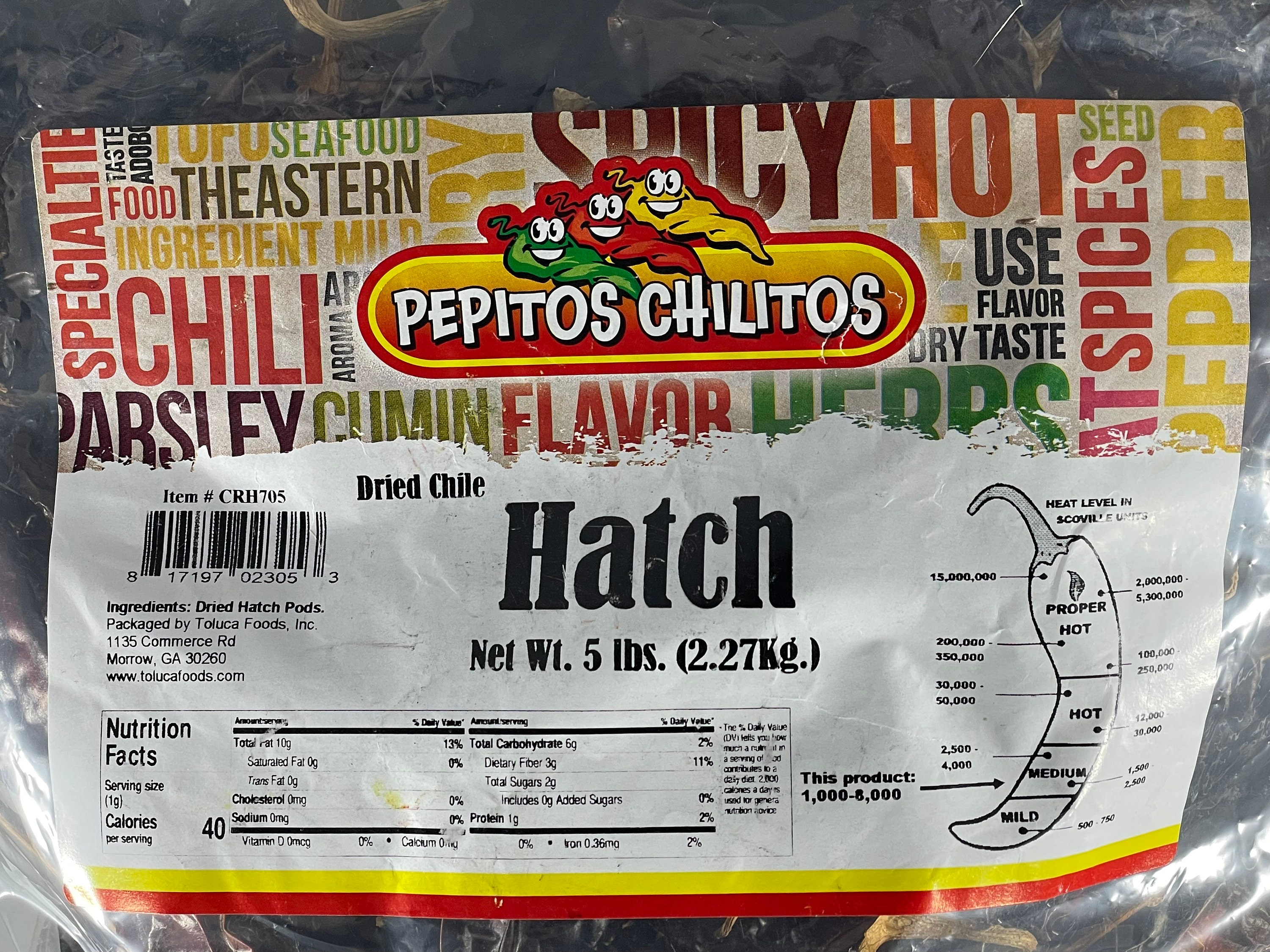 Dried Hatch Chile Pepper 5lb, Pimiento Seco Hatch Etsy