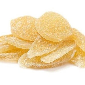Crystalized Candy Ginger Chips Dried, 5lb Ginger, Dehydrated Jengibre Seco