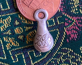 Tiger's Head Mala Pendant • 999 Pure Silver • Medium • Unique