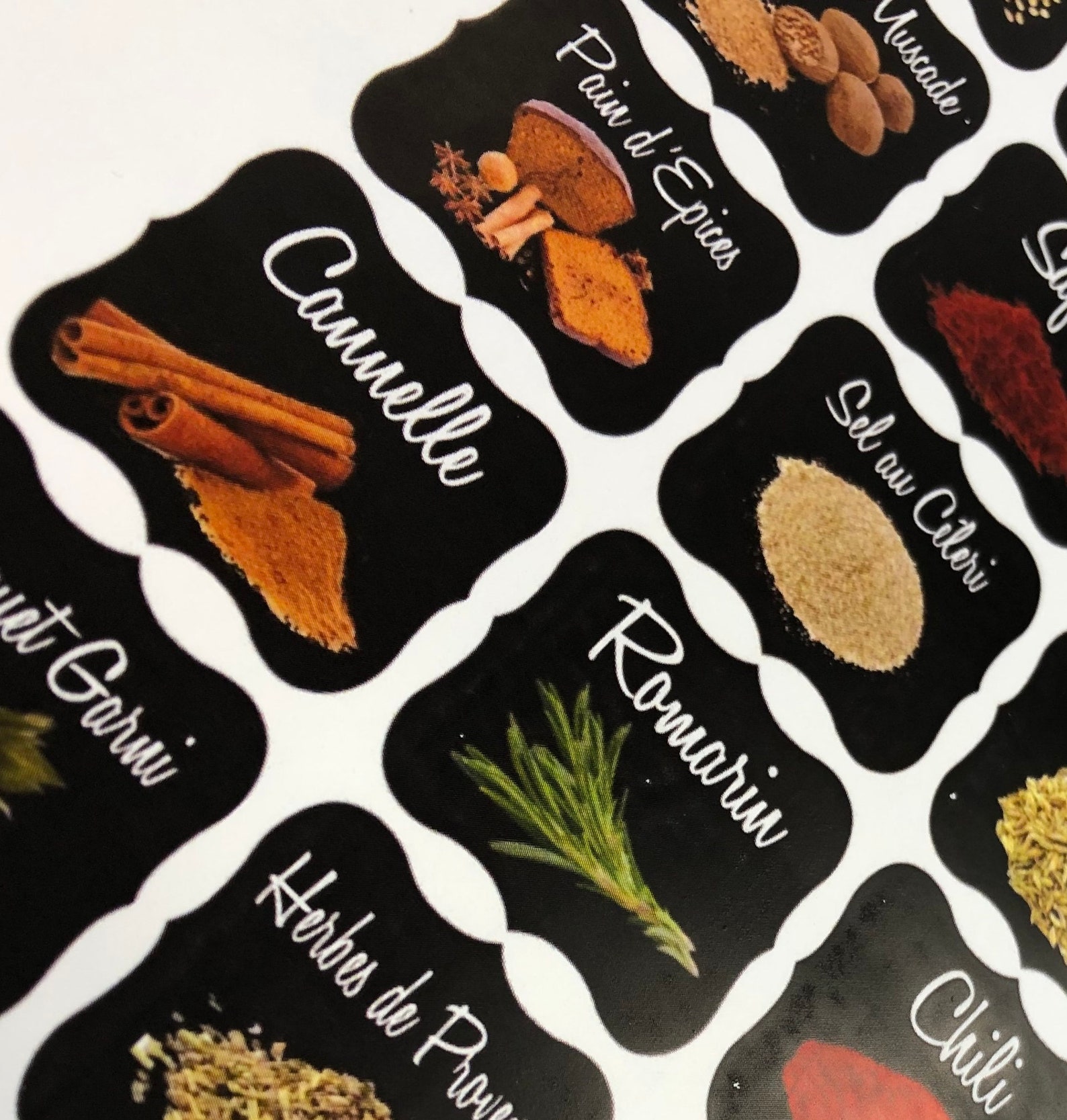 Étiquettes Adhésives Personnalisables Pour Garde-manger - Blanches, En Vinyle Résistant - Idéales Pour Bocaux Et Rangements