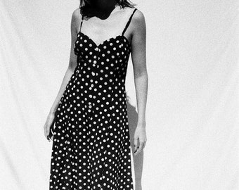 80s fashion polka dots