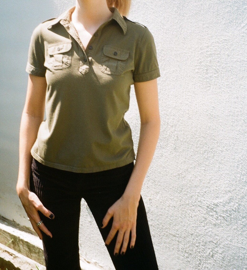 army green ralph lauren shirt