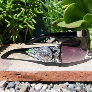 Western Sunglasses, Cowgirl Sunglasses, Black Sunglasses, Rhinestone Cowgirl Bling Sunglasses, Gift Ideas For Her, Bling Bling Accessories