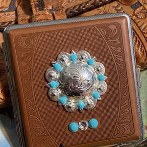 Business Card Holder, Business card case, credit card case, Cigarette Case,  Western Gift idea, ID card case wallet, Office gift for her