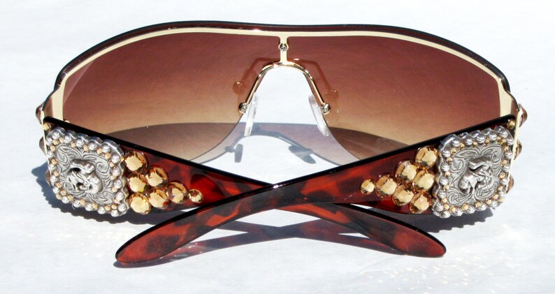 Rhinestone Cowgirl Bling Sunglasses Bling Bling Accessories Gift Ideas For Her Brown Sunglasses Cowgirl Sunglasses Western Sunglasses