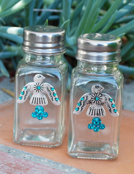 Cowgirl Salt And Pepper Shakers Country Chic Home Goods Etsy