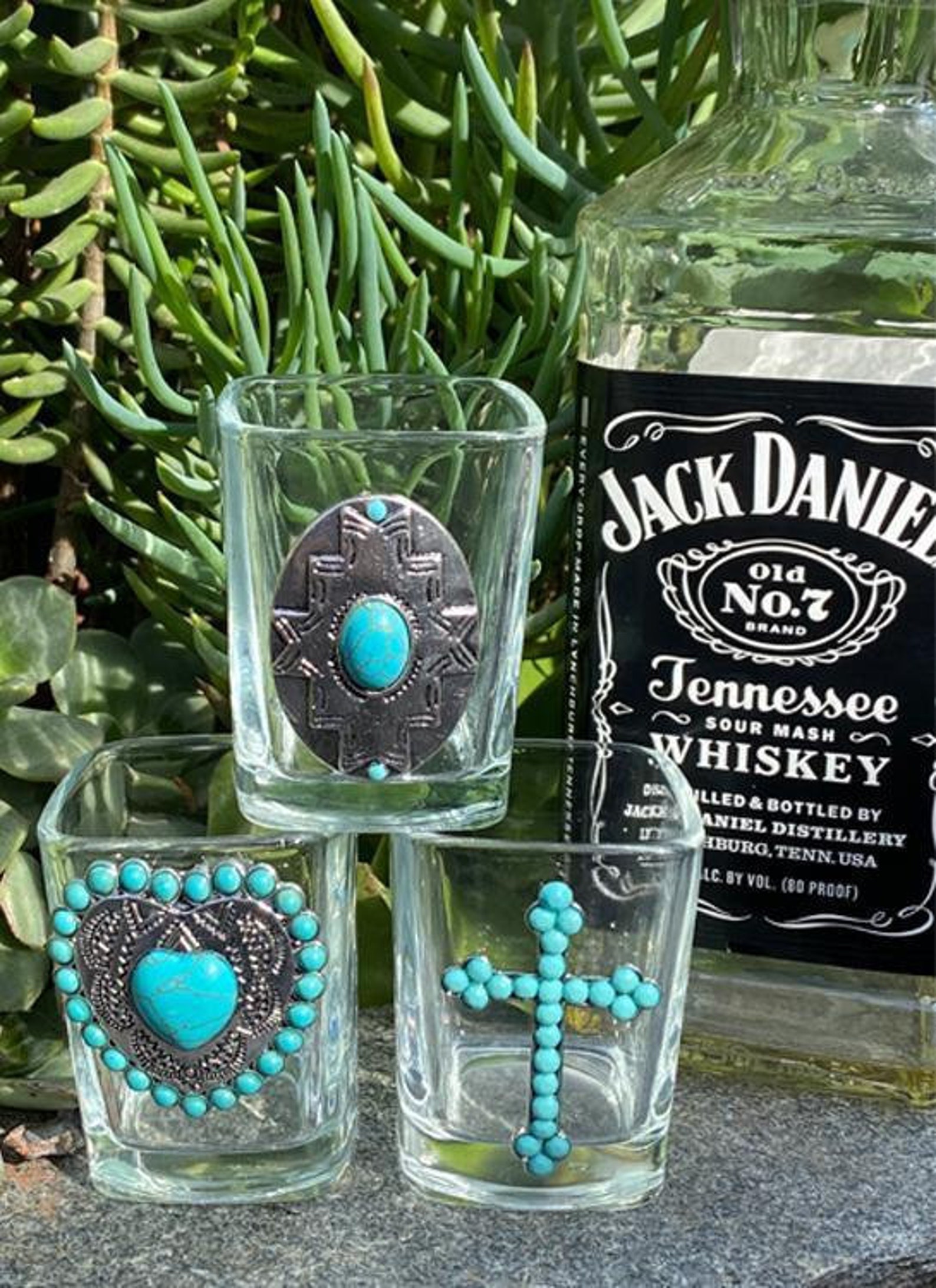 Western Whiskey Shot Glasses Country Chic Home Goods Western Etsy