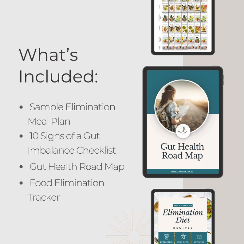Gut Health Bundle Wellness PDF Gut Health Guide Gut Health E-book Wellness Guide Nutrition Guide Elimination Diet image 4