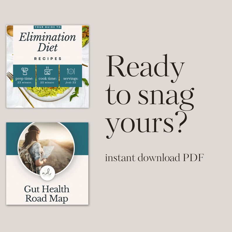 Gut Health Bundle Wellness PDF Gut Health Guide Gut Health E-book Wellness Guide Nutrition Guide Elimination Diet image 3