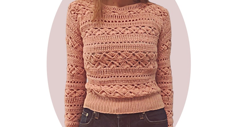 Crochet Pattern Lust Sweater image 9