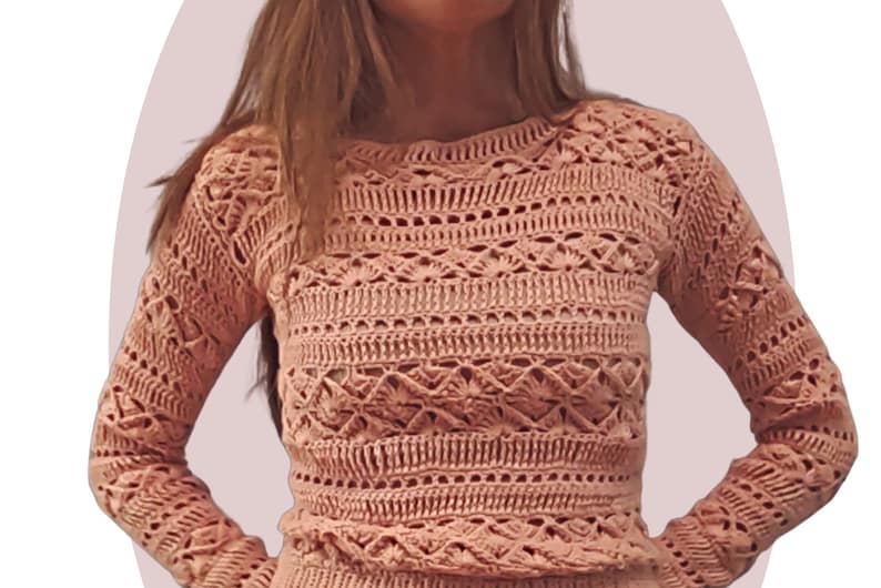 Crochet Pattern Lust Sweater image 4