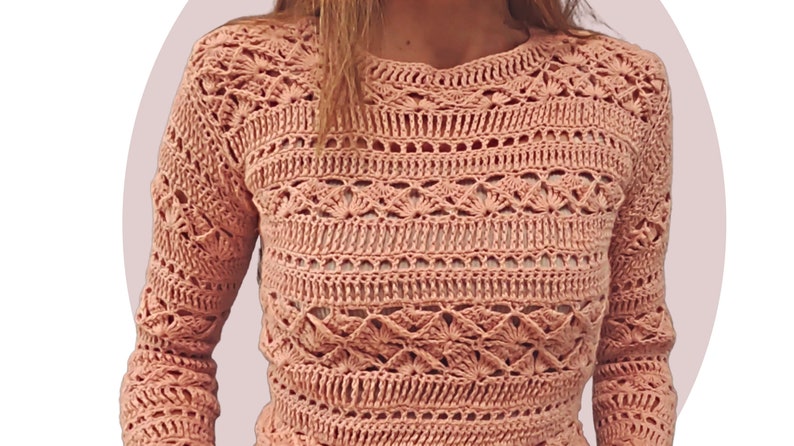 Crochet Pattern Lust Sweater image 7