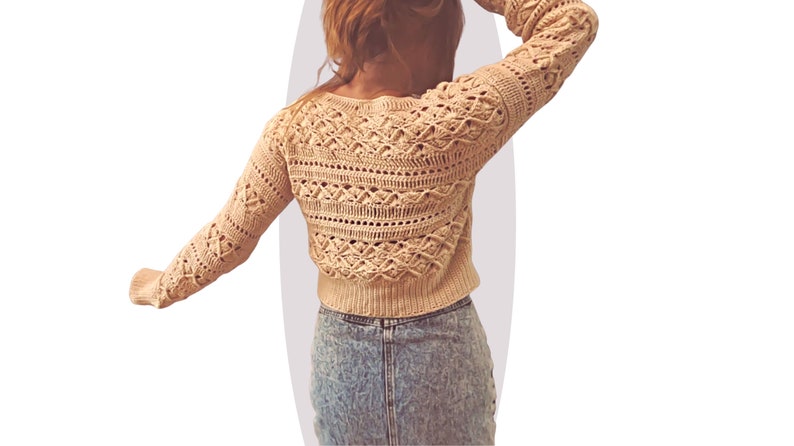 Crochet Sweater Pattern Lust image 6