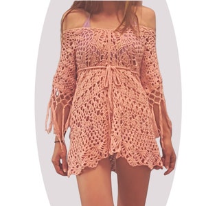 Crochet Beach Dress Pattern Terrestrial image 4