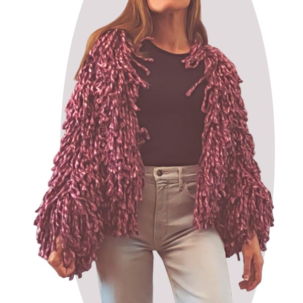 Crochet Jacket Pattern - Shag