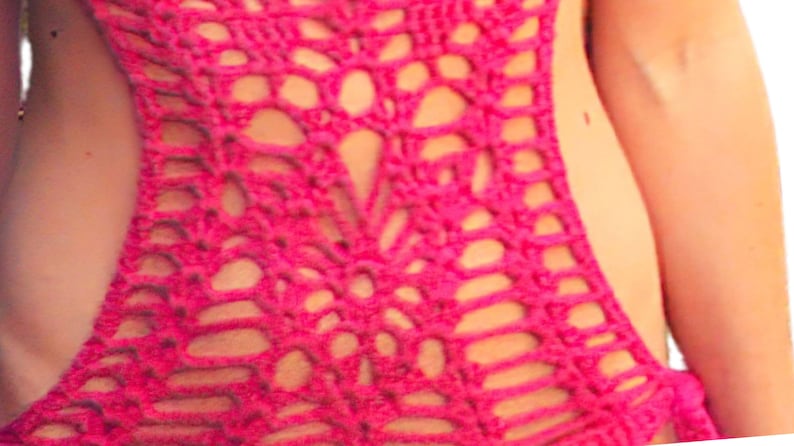 Crochet Monokini Pattern Geode Swimwear image 7