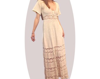 Crochet Pattern 70s Dress - Dimension -