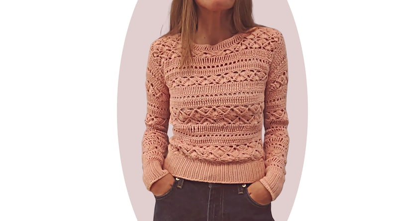 Crochet Pattern Lust Sweater image 6