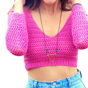 Crochet Sweater Pattern Lightning image 4