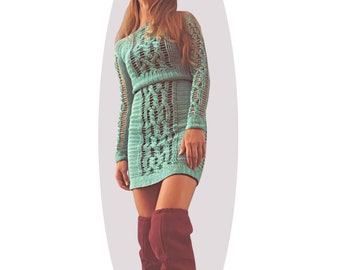 Crochet Pattern - DOUBLE DEAL -Magic- Skirt and Sweater Set