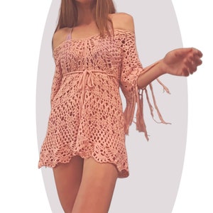 Crochet Beach Dress Pattern Terrestrial image 6