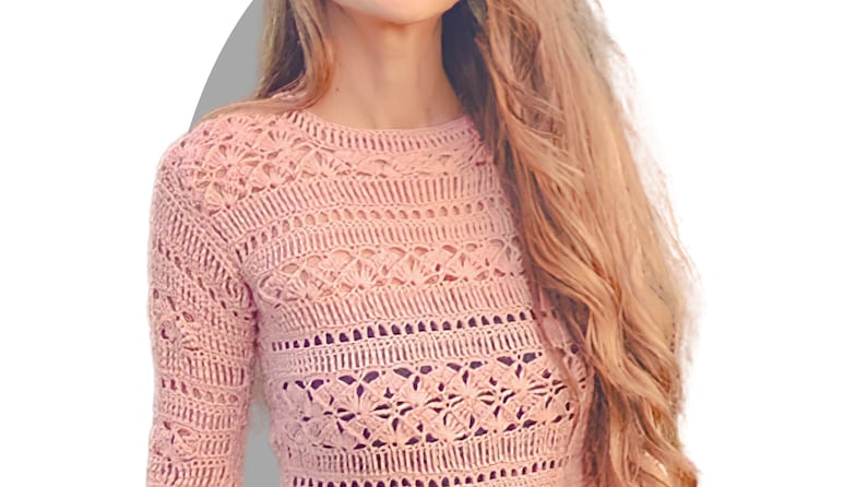 Crochet Sweater Pattern Lust image 7