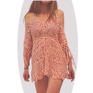 Crochet Beach Dress Pattern Terrestrial image 2