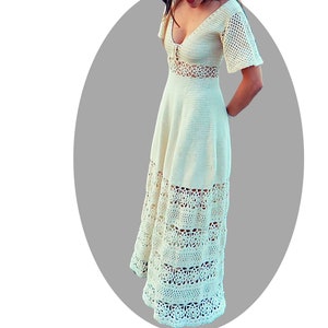 Crochet Dress Pattern Dimension image 6