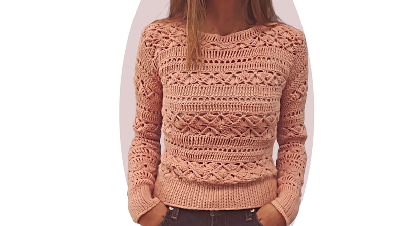 Crochet Sweater Pattern Lust image 9