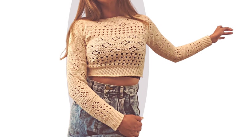 Crochet Pattern Sweater Utopia image 3