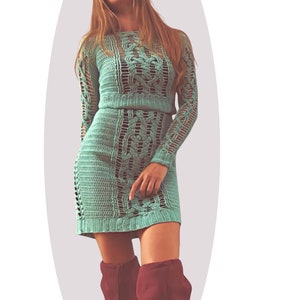 Crochet Pattern DOUBLE DEAL Magic Skirt and Sweater Set image 4