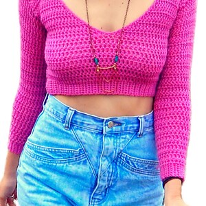 Crochet Sweater Pattern Lightning image 6