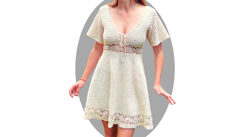 Crochet Pattern Synthesis Sun Dress image 1