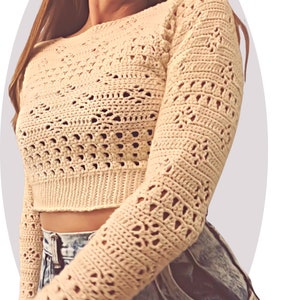 Crochet Pattern Sweater Utopia image 8