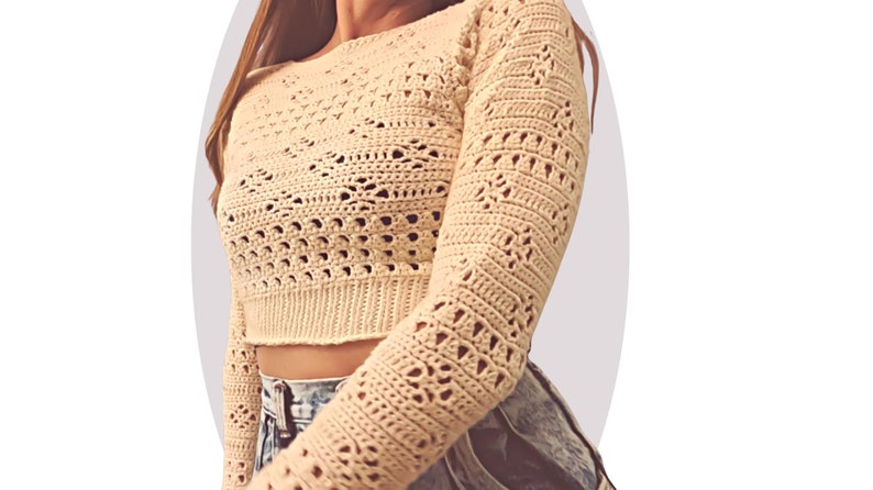 Crochet Pattern Sweater Utopia image 8