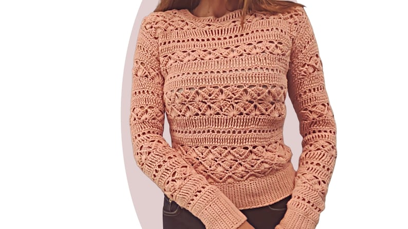 Crochet Pattern Lust Sweater image 2