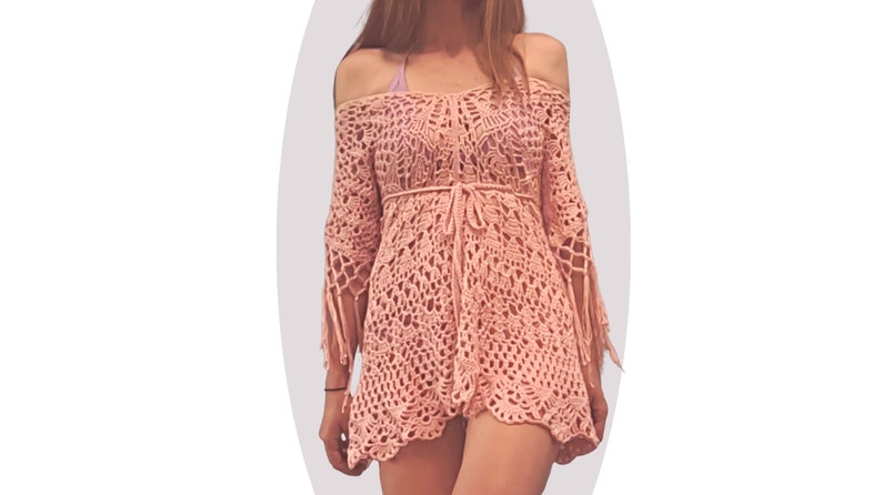 Crochet Beach Dress Pattern Terrestrial image 8