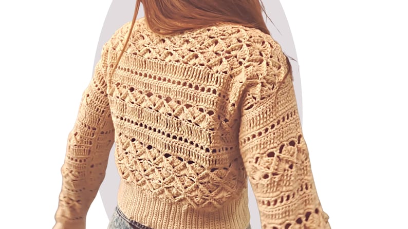 Crochet Sweater Pattern Lust image 3