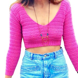 Crochet Sweater Pattern Lightning image 5