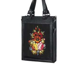 Woman bag Leather bag Handle bag Shoulder bag Handbag Woman handbag Personalized bag Custom bag Zipper bag Black leather bag Woman gift