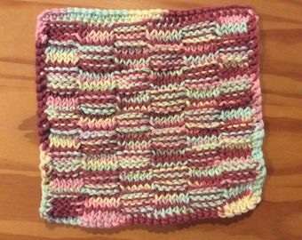 Knitted Washcloth - Small