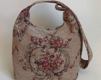 Tapestry boho bag, Crossbody purse bag, Travel shoulder bag, Floral Boho bag, crossbodytassen, Hobo crossbody bag, Gift for her