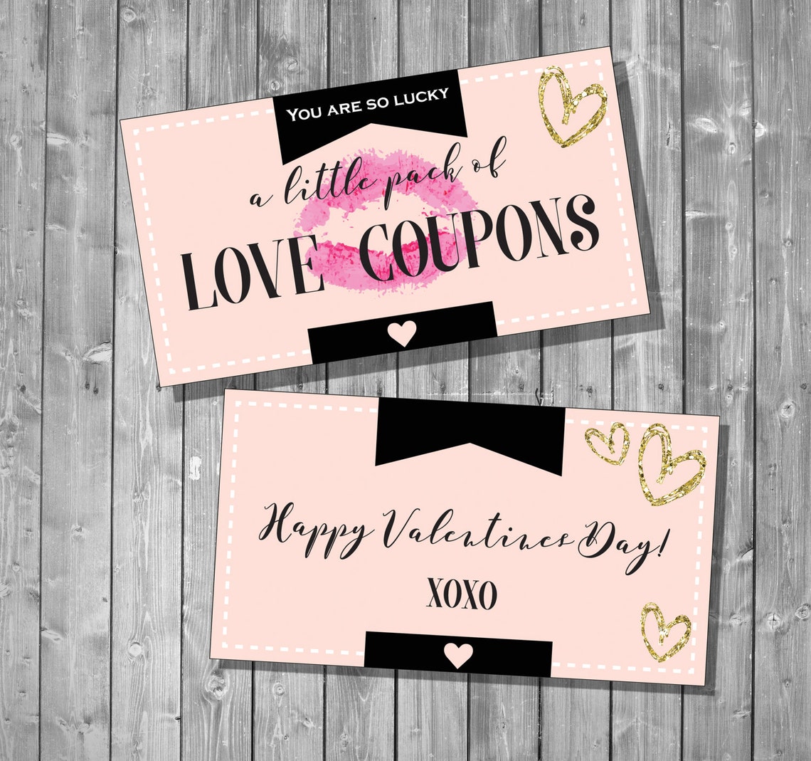 Buoni d'amore libro coupon regalo di San Valentino per Etsy