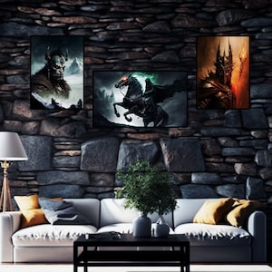 Middle Earth, Nazgul, Set Of 3 Different Characters,Lord Of The Rings!