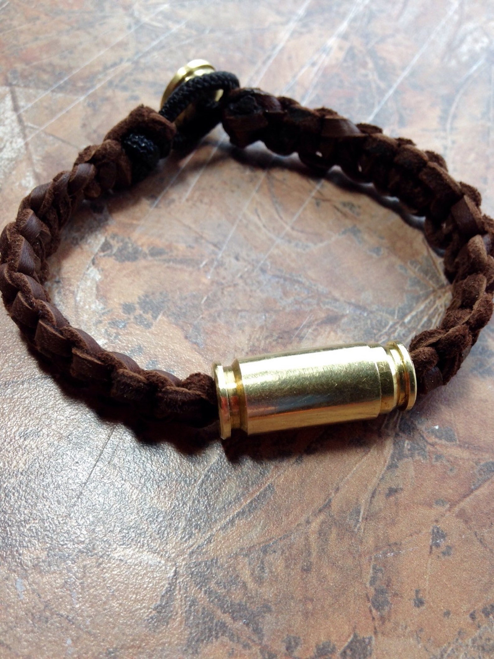Leather bullet bracelet Clearance
