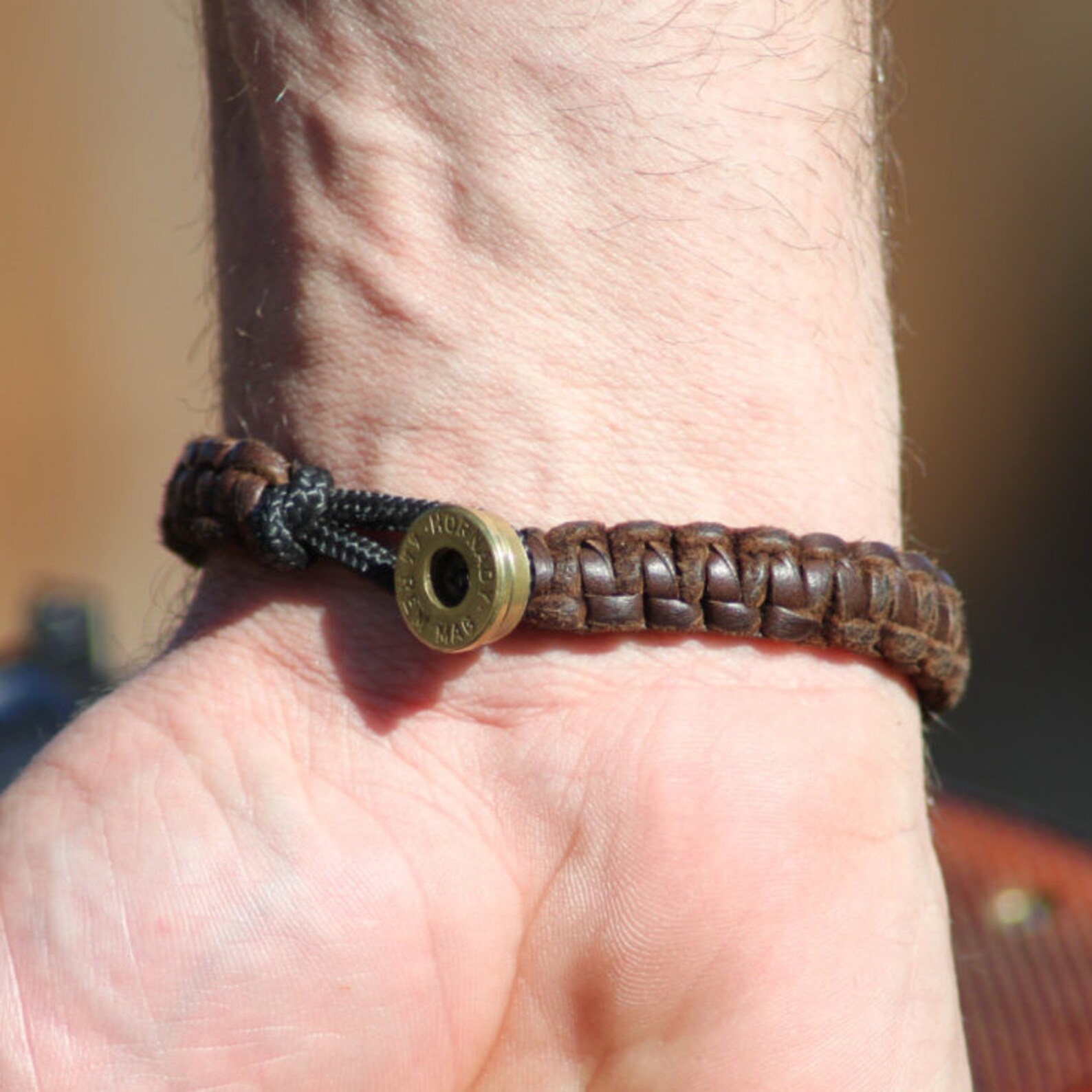 Leather bullet bracelet Clearance