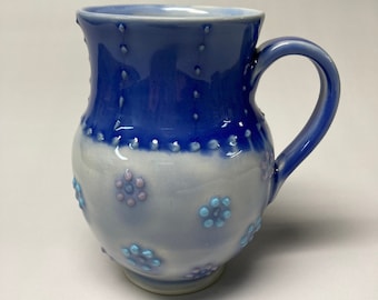 Blue Floral Mug